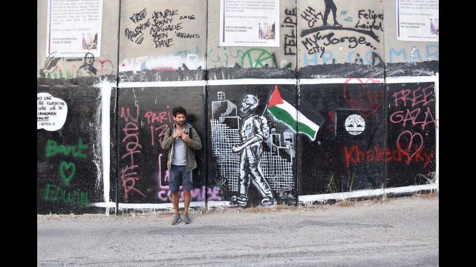 &nbsp;Il muro di separazione a Betlemme