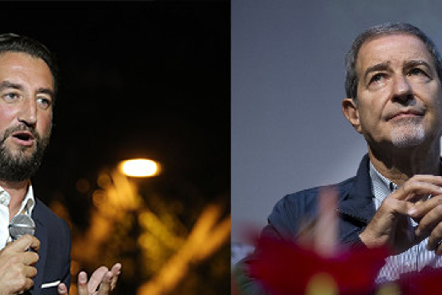 Elezioni Sicilia - i due candidati Nello Musumeci e Giancarlo Cancelleri&nbsp;