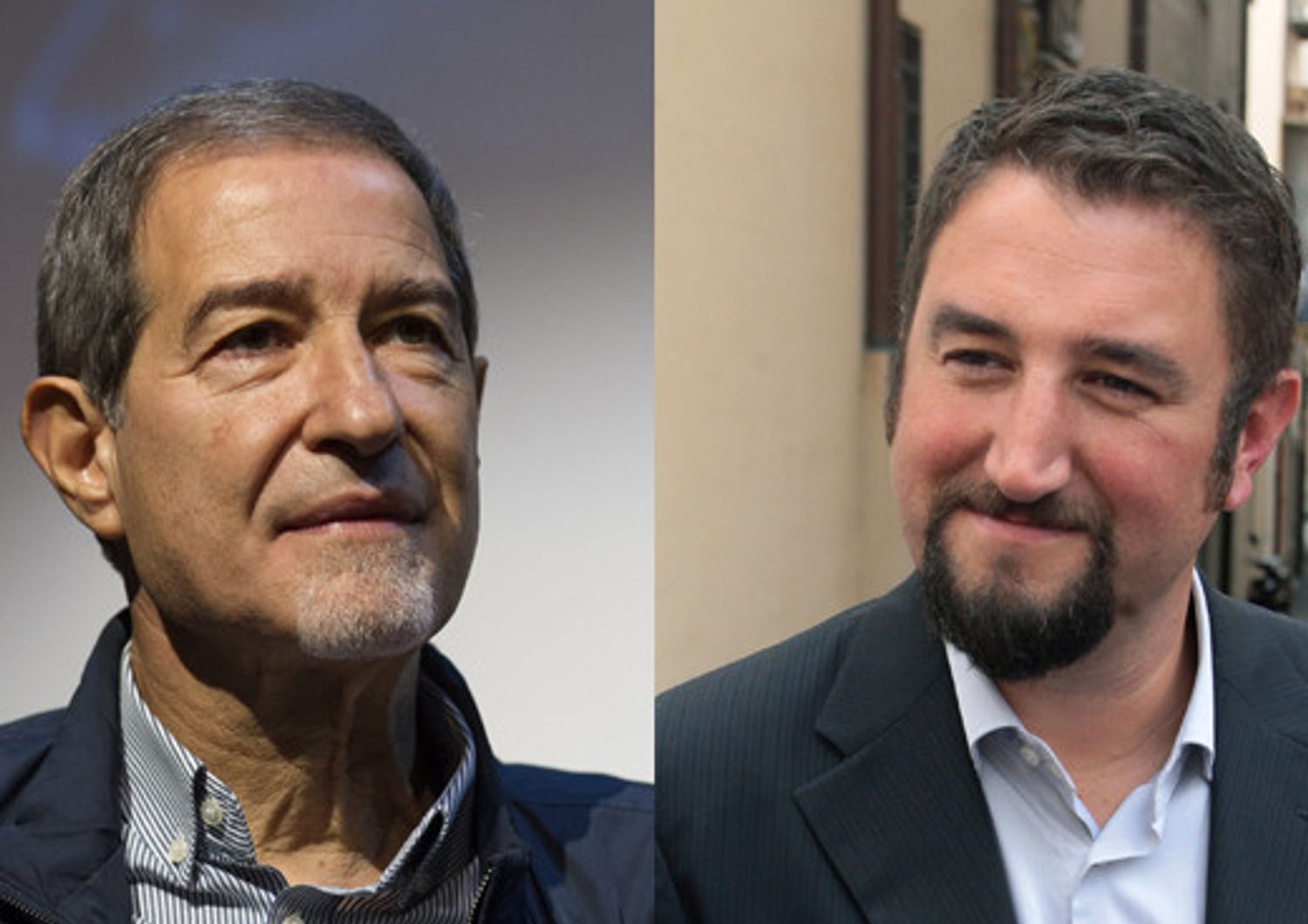 elezioni sicilia - i due candidati Sebastiano Musumeci e Giancarlo Cancelleri