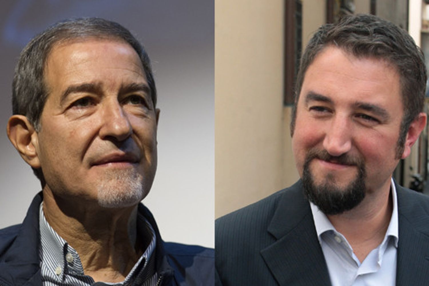 elezioni sicilia - i due candidati Sebastiano Musumeci e Giancarlo Cancelleri