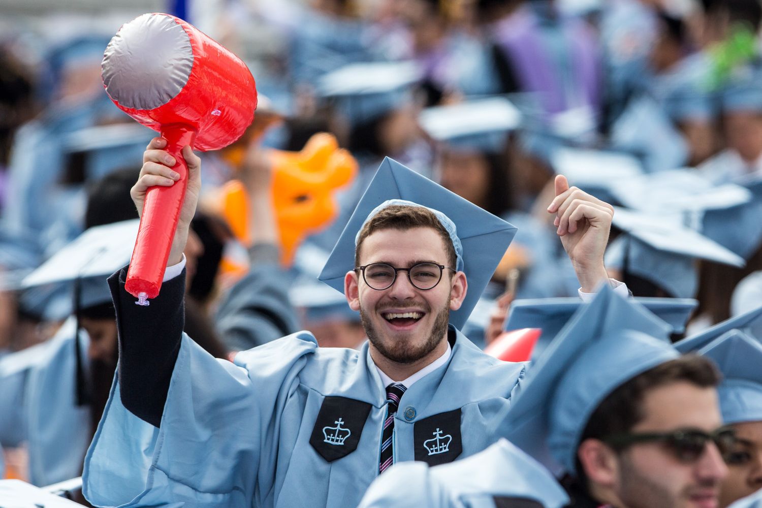 &nbsp;Una cerimonia di laurea alla Columbia University