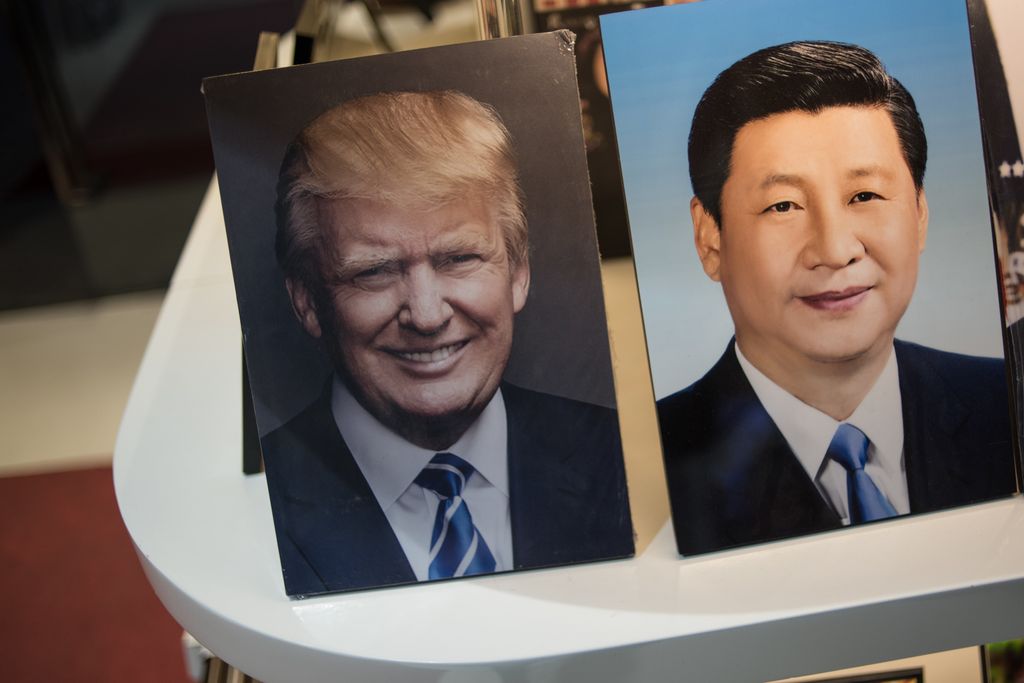 &nbsp;Trump e Xi Jinping in foto