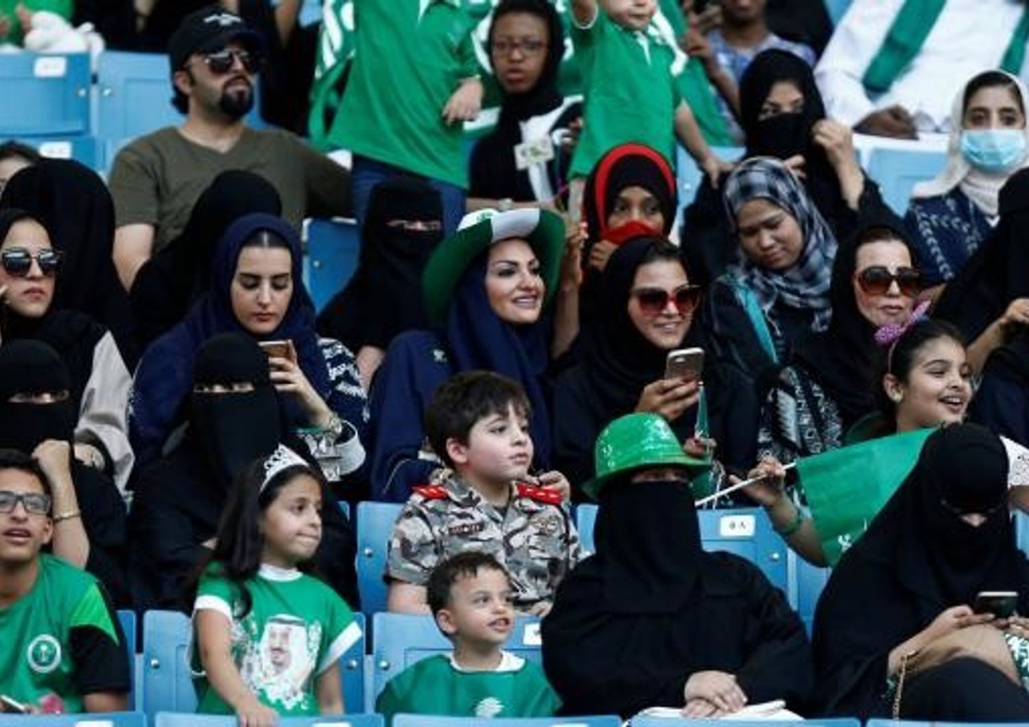 Donne arabe allo stadio&nbsp;