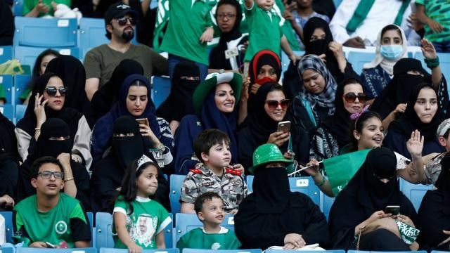 Donne arabe allo stadio&nbsp;