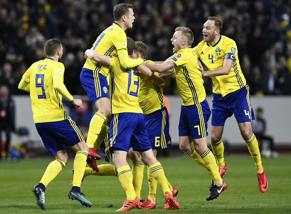 &nbsp;Svezia vs Italia qualificazione della Coppa del Mondo 2018 a Solna&nbsp;