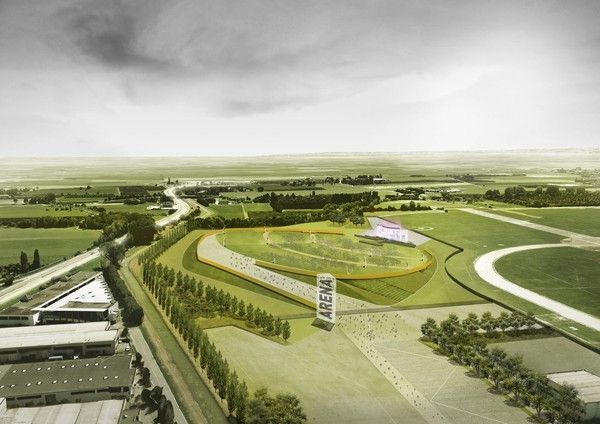 &nbsp; Il rendering della nuova area di Campovolo