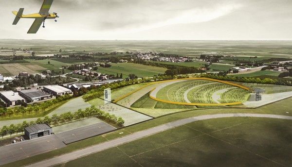 &nbsp; Il rendering della nuova area di Campovolo