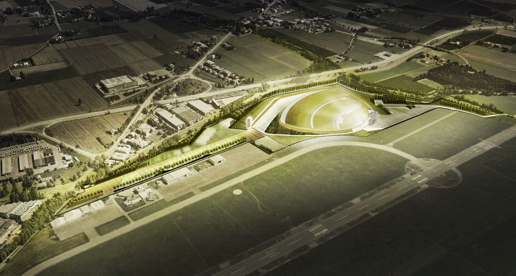 &nbsp;Il rendering della nuova area di Campovolo&nbsp;