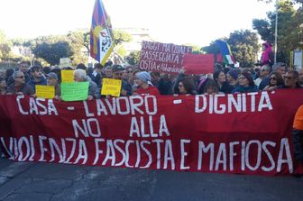 &nbsp;Ostia, manifestazione