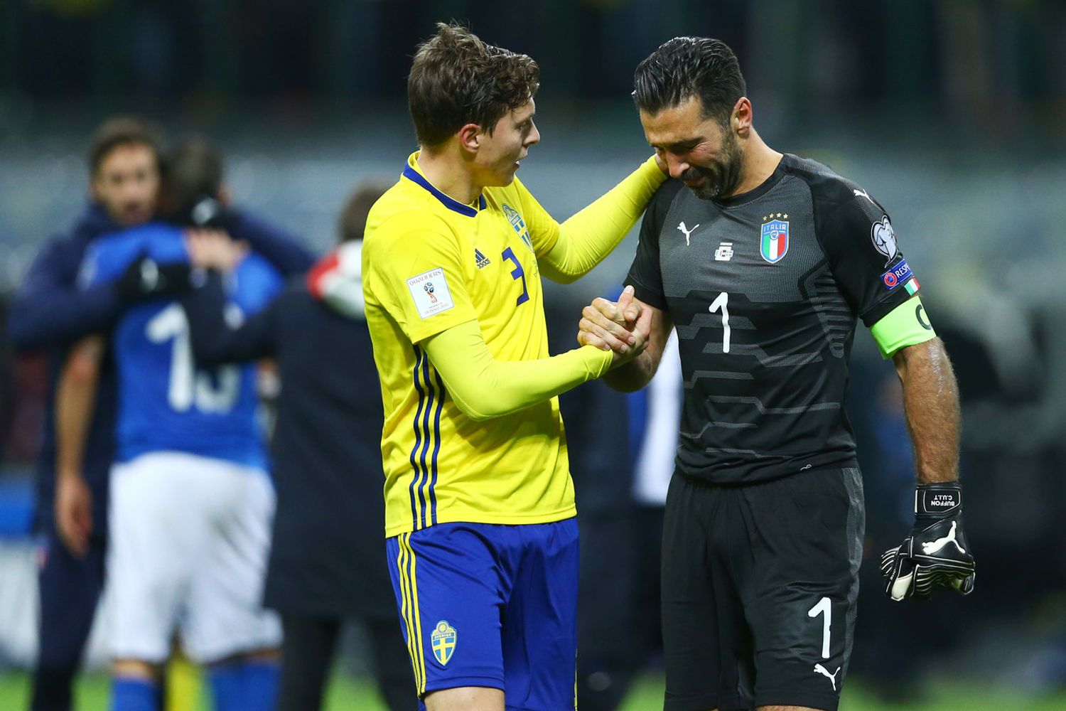 &nbsp;Italia-Svezia 0-0, Buffon in lacrime