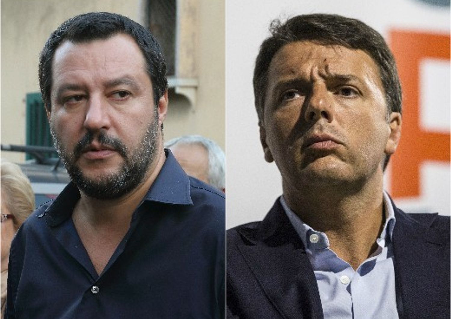 &nbsp;Matteo Salvini e Matteo Renzi