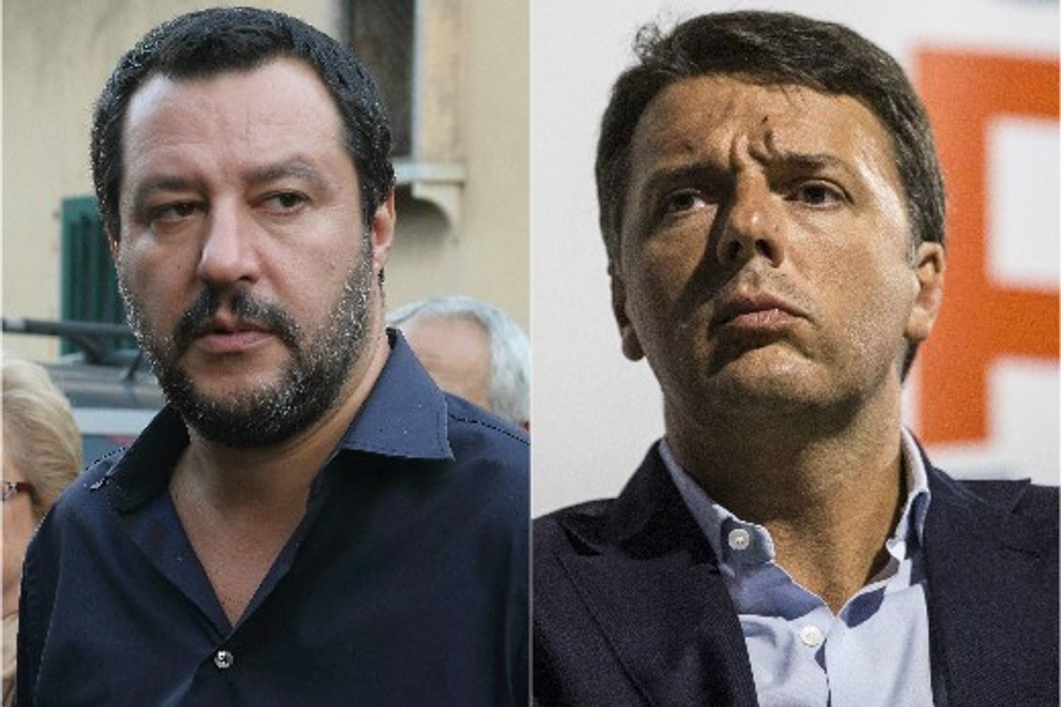 &nbsp;Matteo Salvini e Matteo Renzi