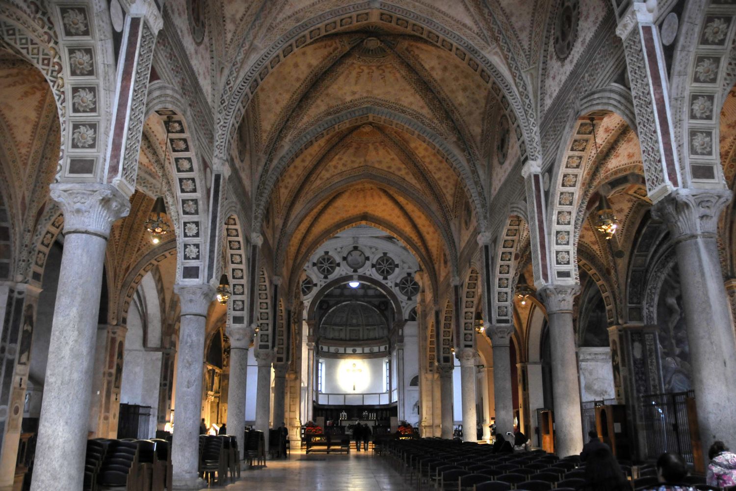 &nbsp;Milano. L'interno della Chiesa di Santa Maria delle Grazie