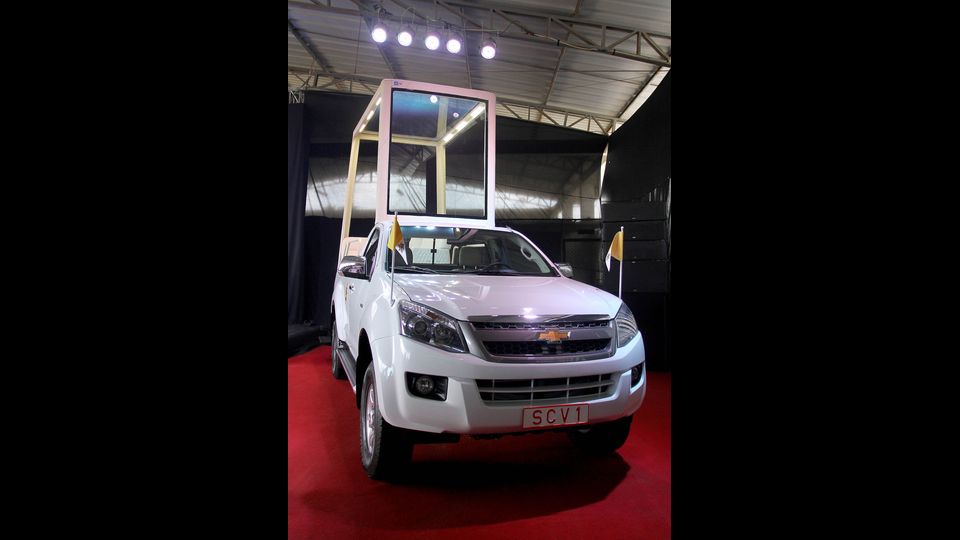 Chevrolet Colorado utilizzato durante la visita in Ecuador nel&nbsp;2015&nbsp;