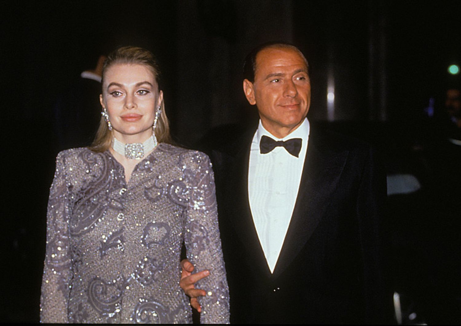 &nbsp;Veronica Lario e Silvio Berlusconi nel 1994