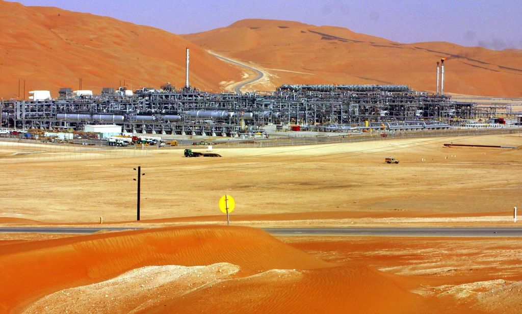 Pozzi petroliferi in Arabia Saudita&nbsp;