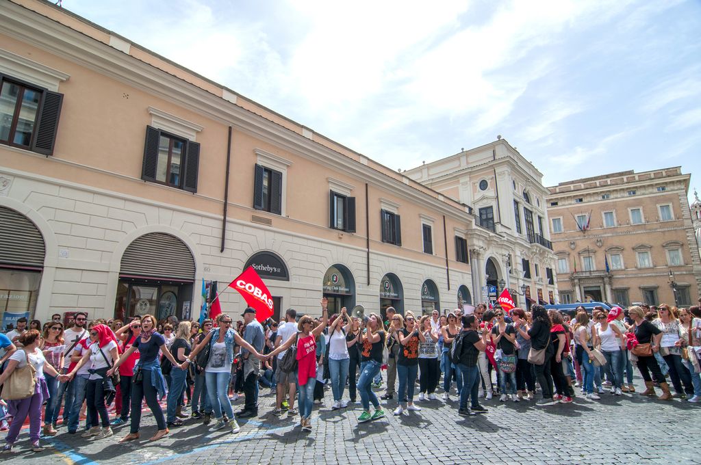 &nbsp;manifestazione di lavoratori