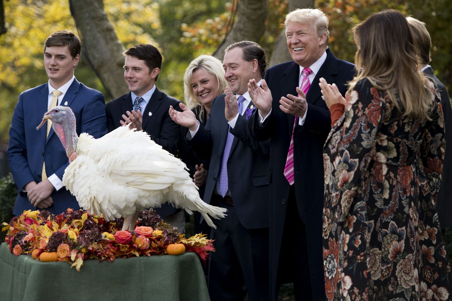 &nbsp;Thanksgiving, Trump grazia i tacchini