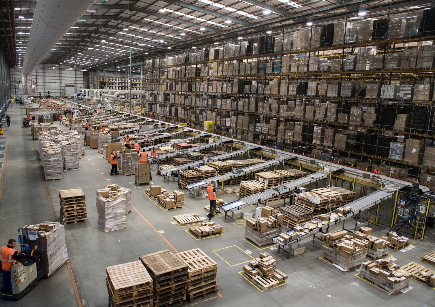 Magazzini Amazon di&nbsp;Peterborough in Gran Bretagna&nbsp;