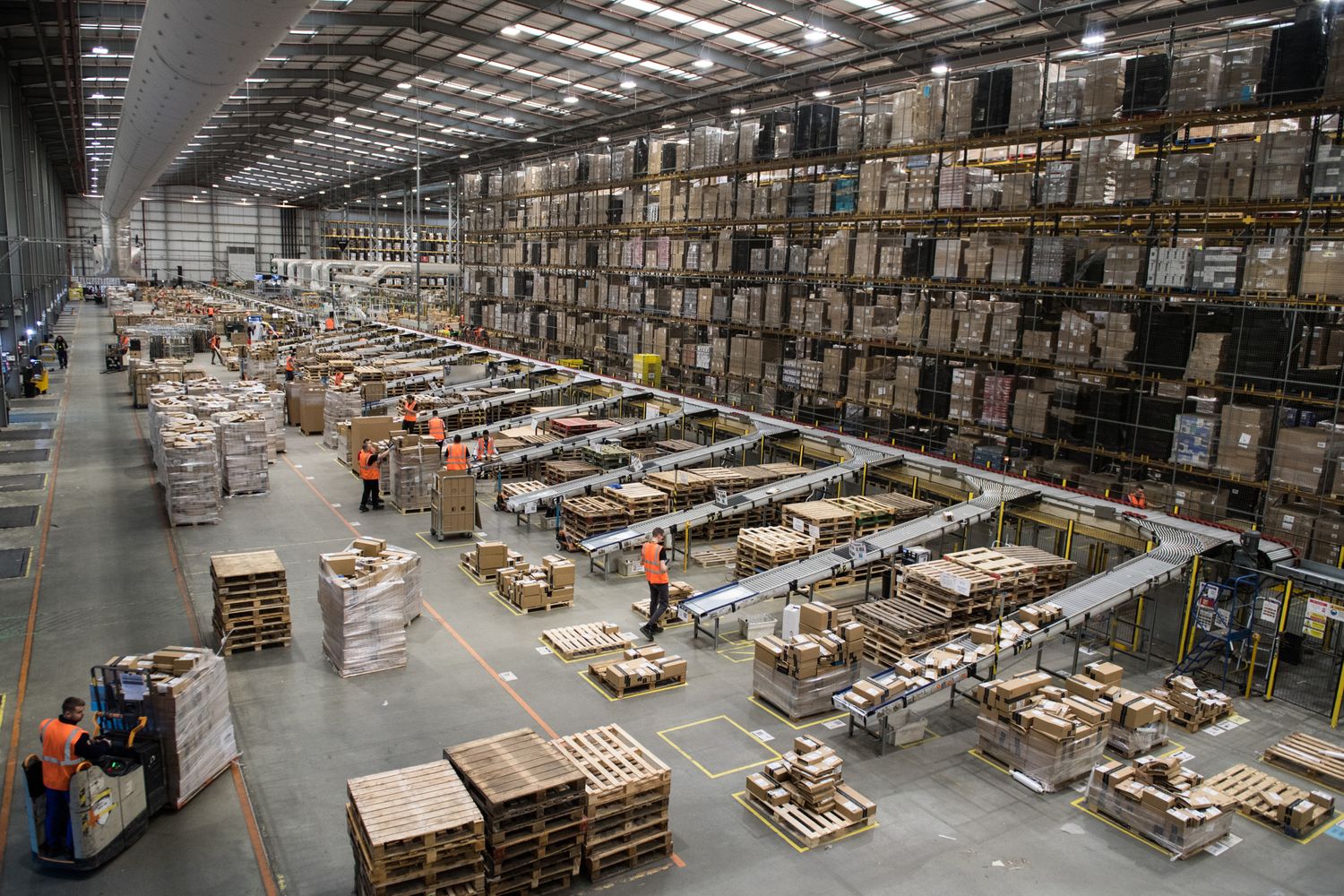 Magazzini Amazon di&nbsp;Peterborough in Gran Bretagna&nbsp;