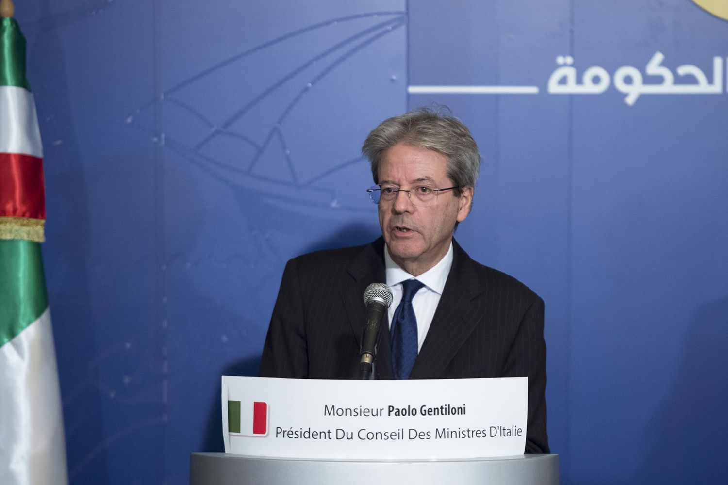 Paolo Gentiloni a Tunisi&nbsp;(Foto: Presidenza del Consiglio)