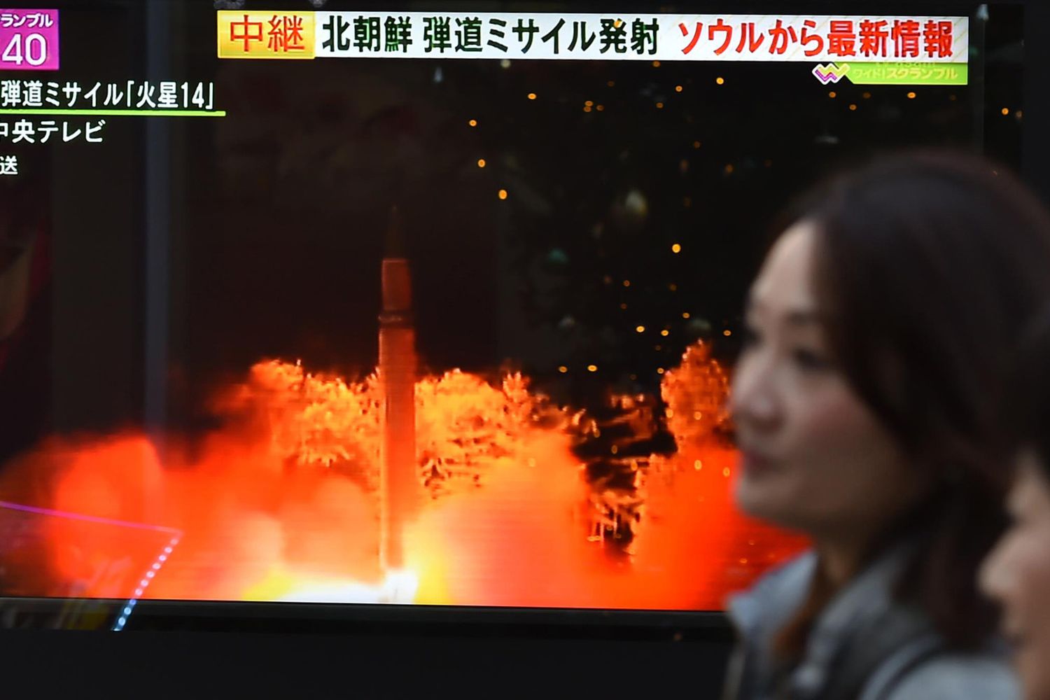 &nbsp;Le immagini dell'esercitazione antimissile condotta in Corea del Sud dopo il lancio del missile balistico da parte della Corea del Nord