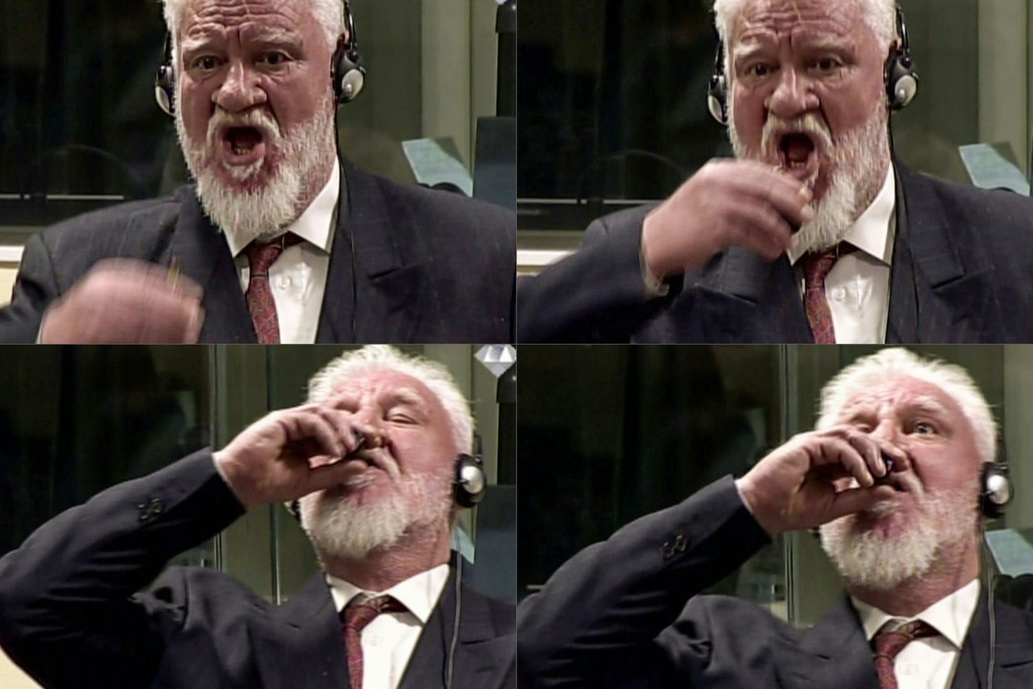 Slobodan Praljak (Afp)&nbsp;