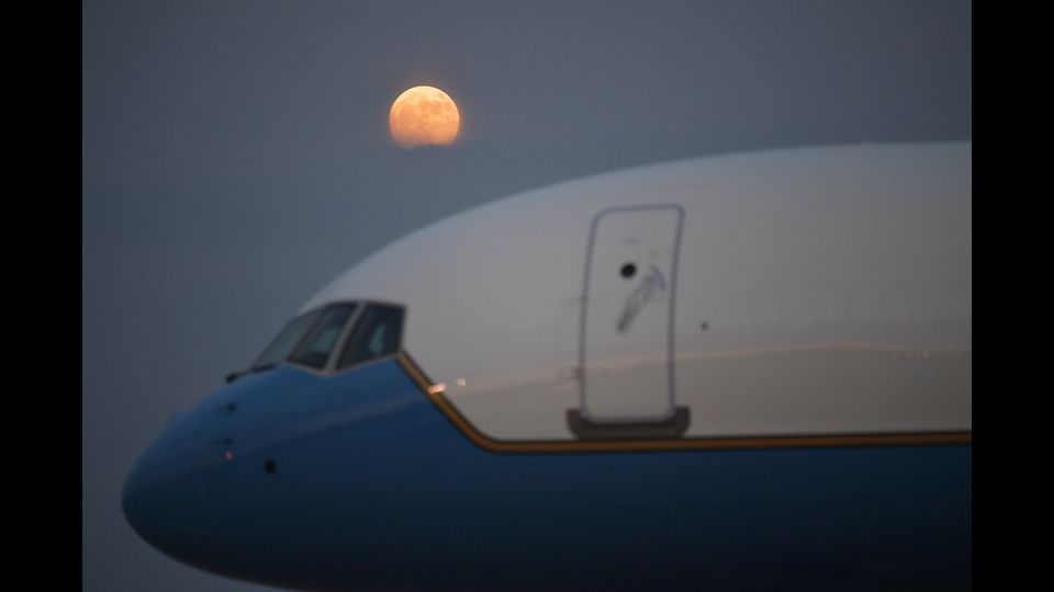 Una super Luna sulla base in Maryland, New York (AFP)