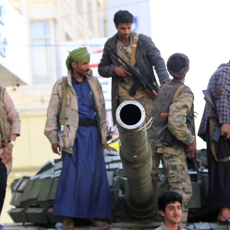 &nbsp;Miliziani Houthi a Sana'a