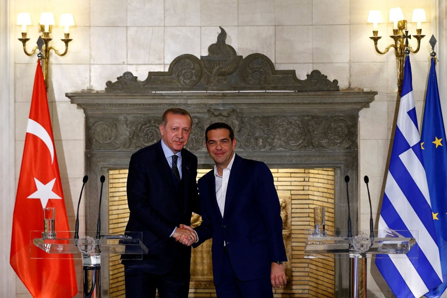 &nbsp;Erdogan Tsipras