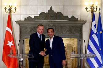 &nbsp;Erdogan Tsipras