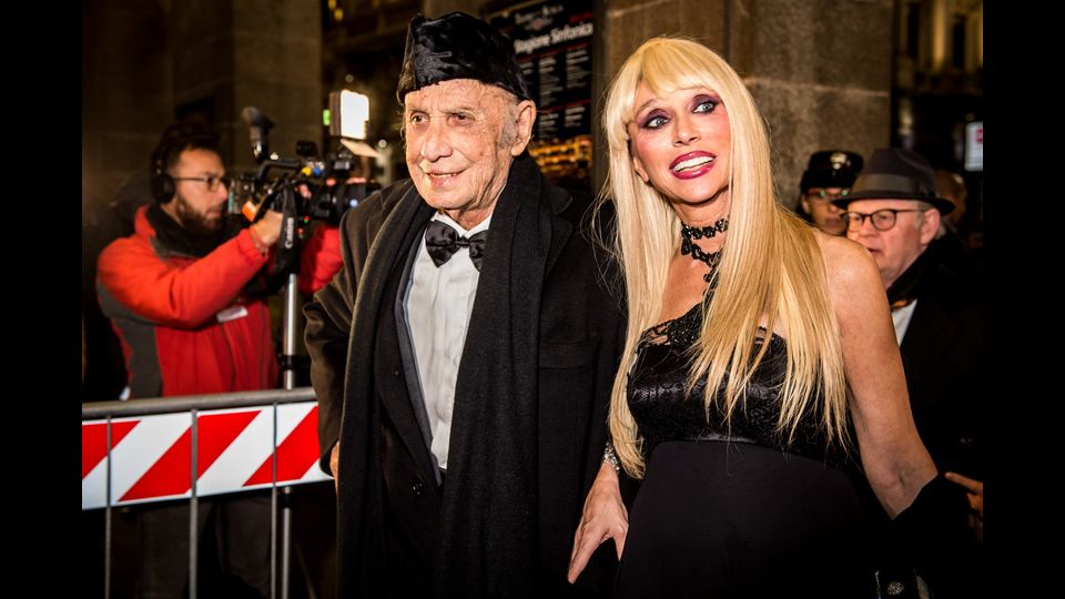 Francesco Alberoni con Sabina Negri (AGF)