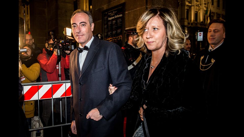 Giulio Gallera e signora (AGF)