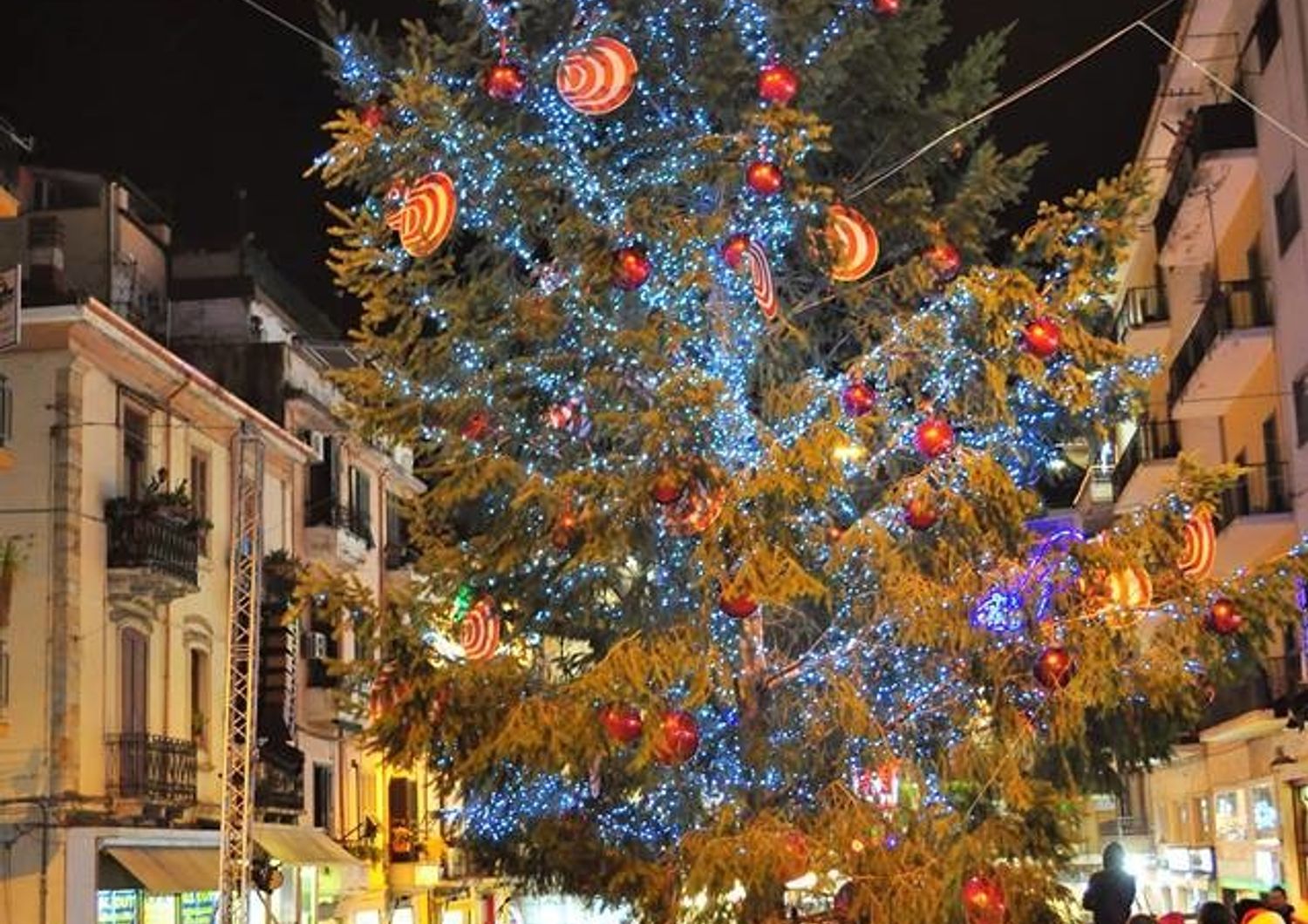 Albero di Natale a Cosenza (De Virgilio Alessandro/Agi)&nbsp;