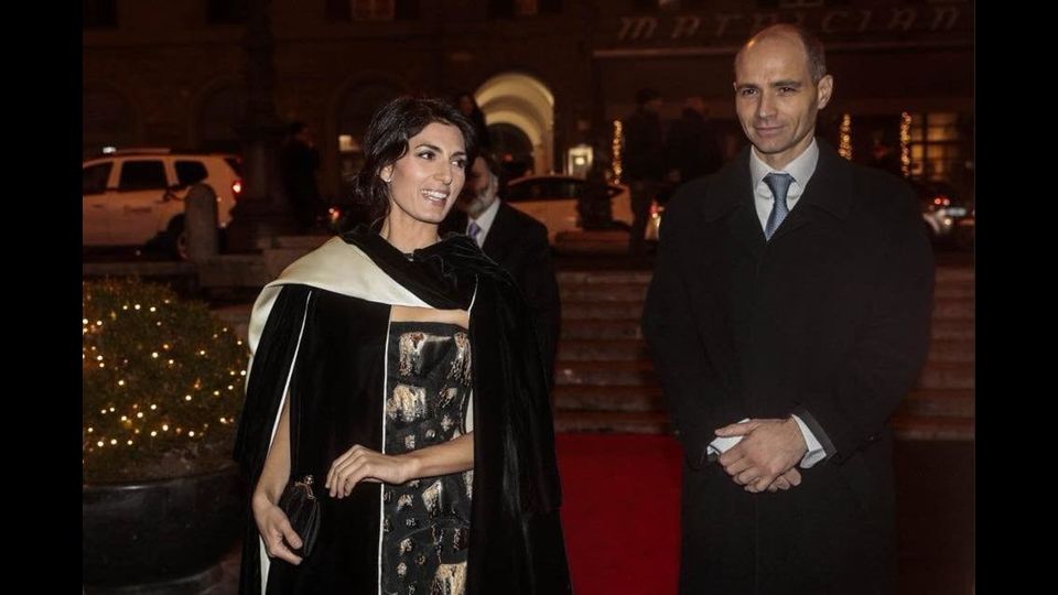 &nbsp; Virginia Raggi alla Prima del Teatro dell'Opera di Roma