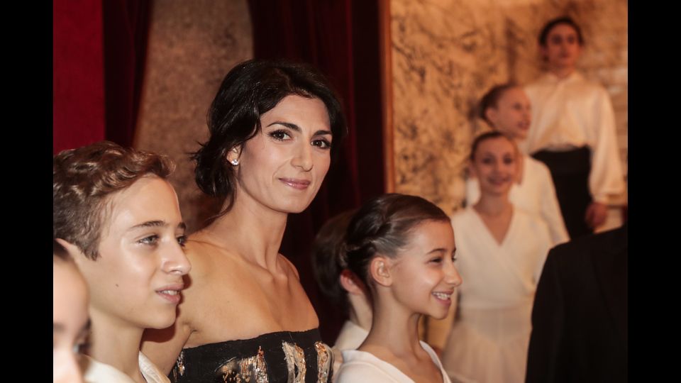 &nbsp; &nbsp;Virginia Raggi alla Prima del Teatro dell'Opera di Roma