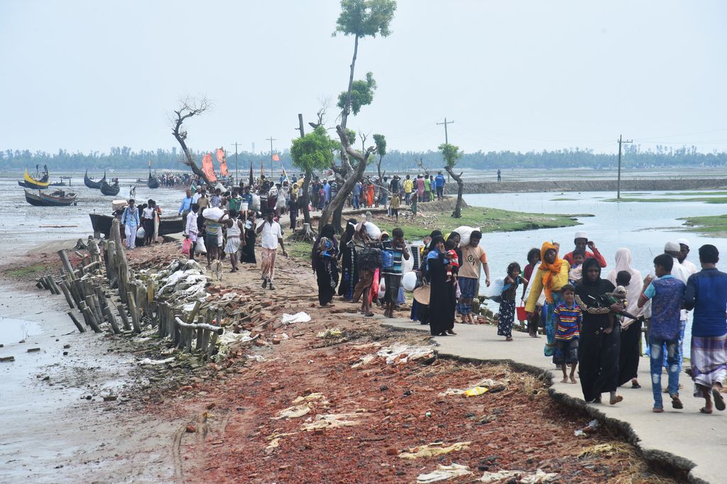Profughi Rohingya (AFP)