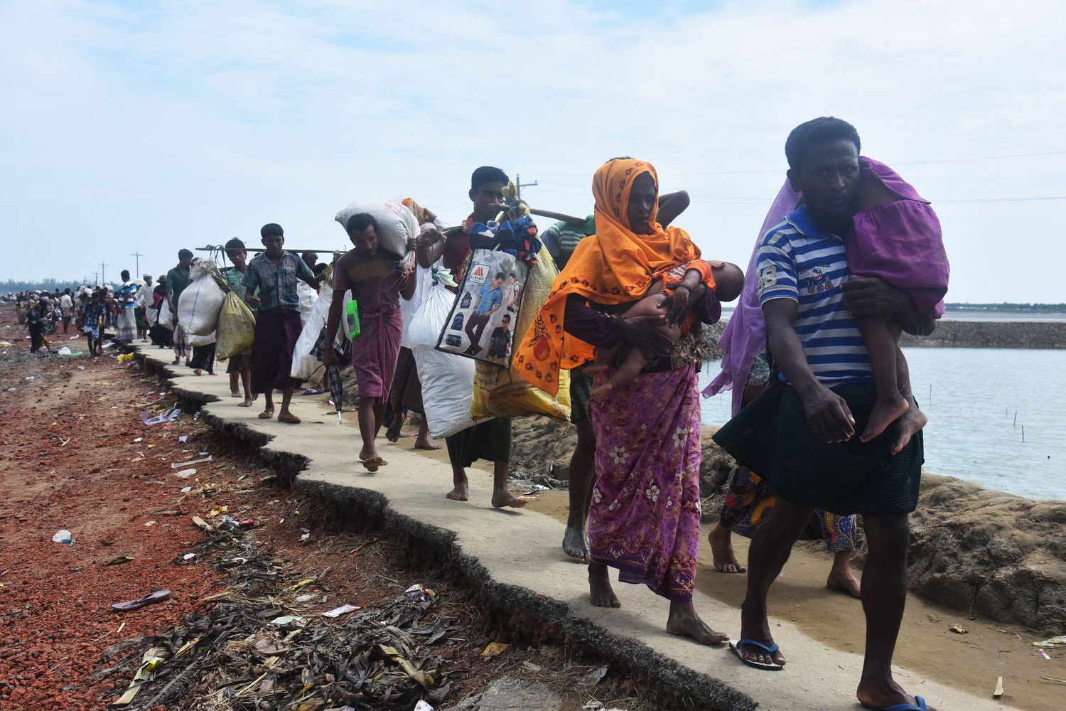 Profughi Rohingya (AFP)