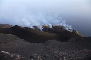 eruzione vulcano Stromboli (Afp)