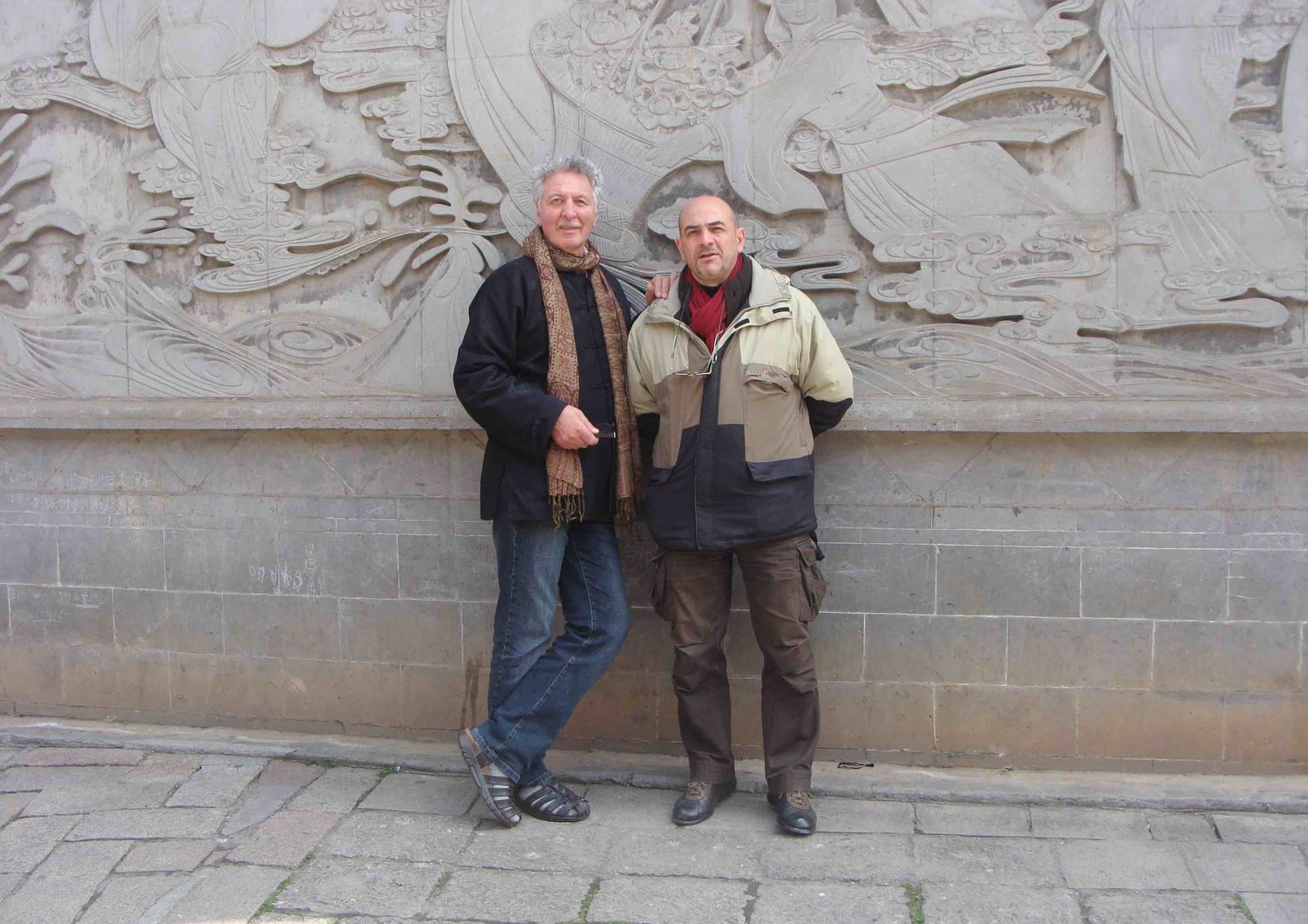 &nbsp;Koko con l'autore a Xi'an, l'antica capitale della Cina