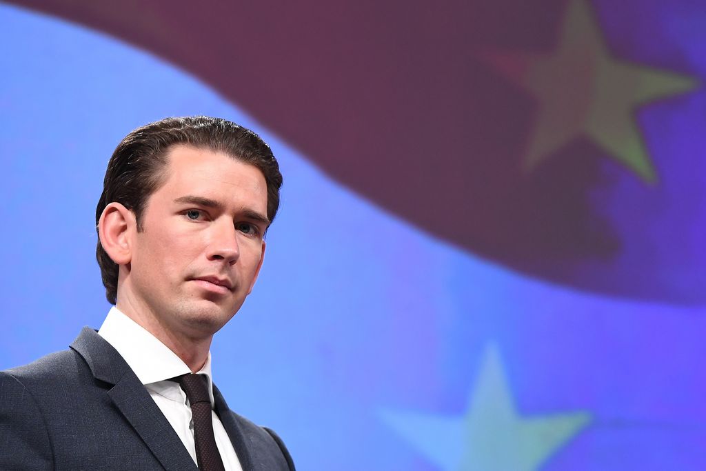 &nbsp;Sebastian Kurz, 31 anni, cancelliere austriaco