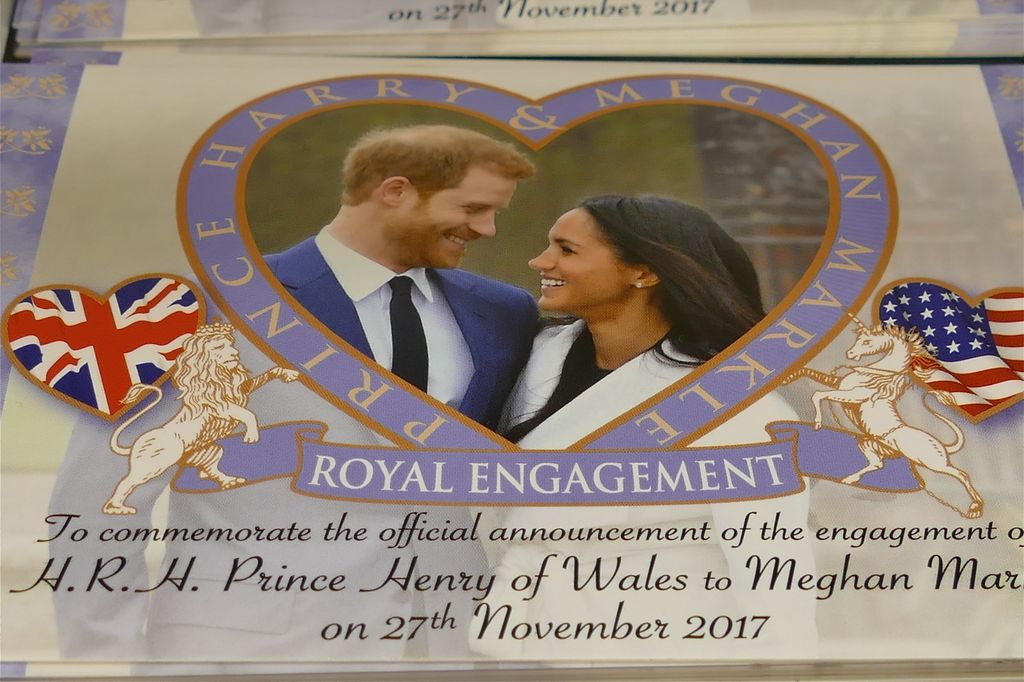 I memorabilia di fidanzamento del Prince Harry e Meghan Markle