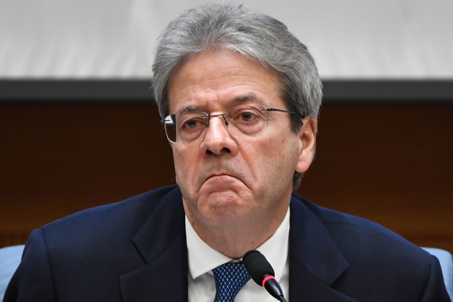 &nbsp;Paolo Gentiloni durante la conferenza stampa di fine anno
