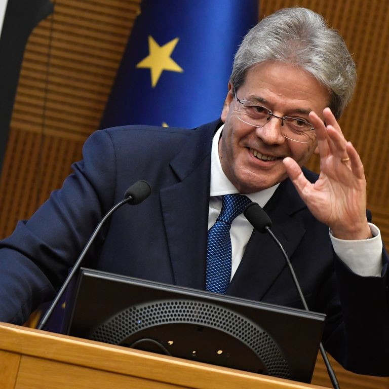 &nbsp;Paolo Gentiloni, presidente del Consiglio dei ministri