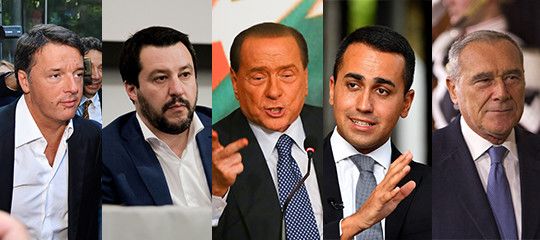 Salvini - Berlusconi - Di Maio