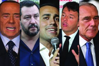 &nbsp;Berlusconi Salvini Di Maio Renzi Grasso