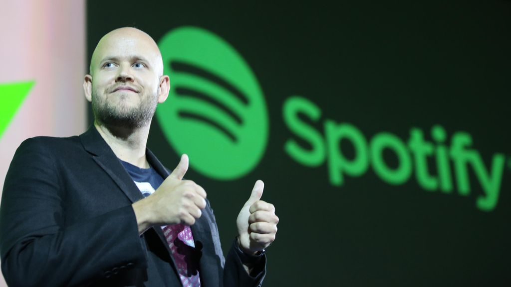 &nbsp;Daniel Ek, fondatore e amministratore delegato di Spotify