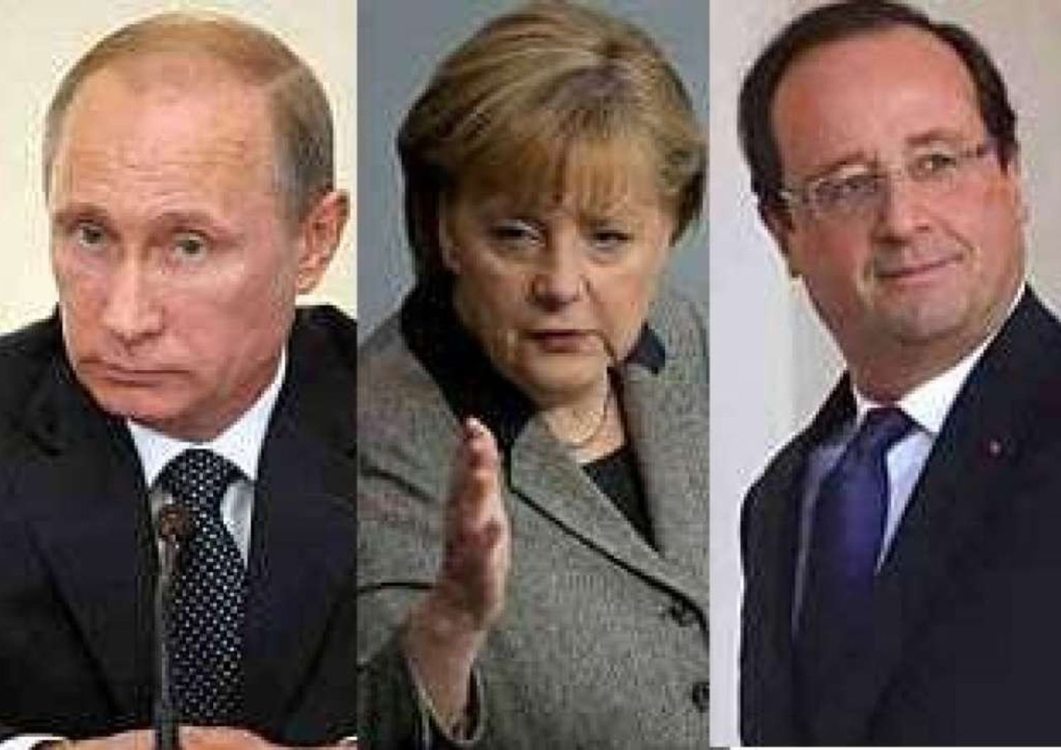 Putin-Merkel-Hollande hold talks on Ukraine