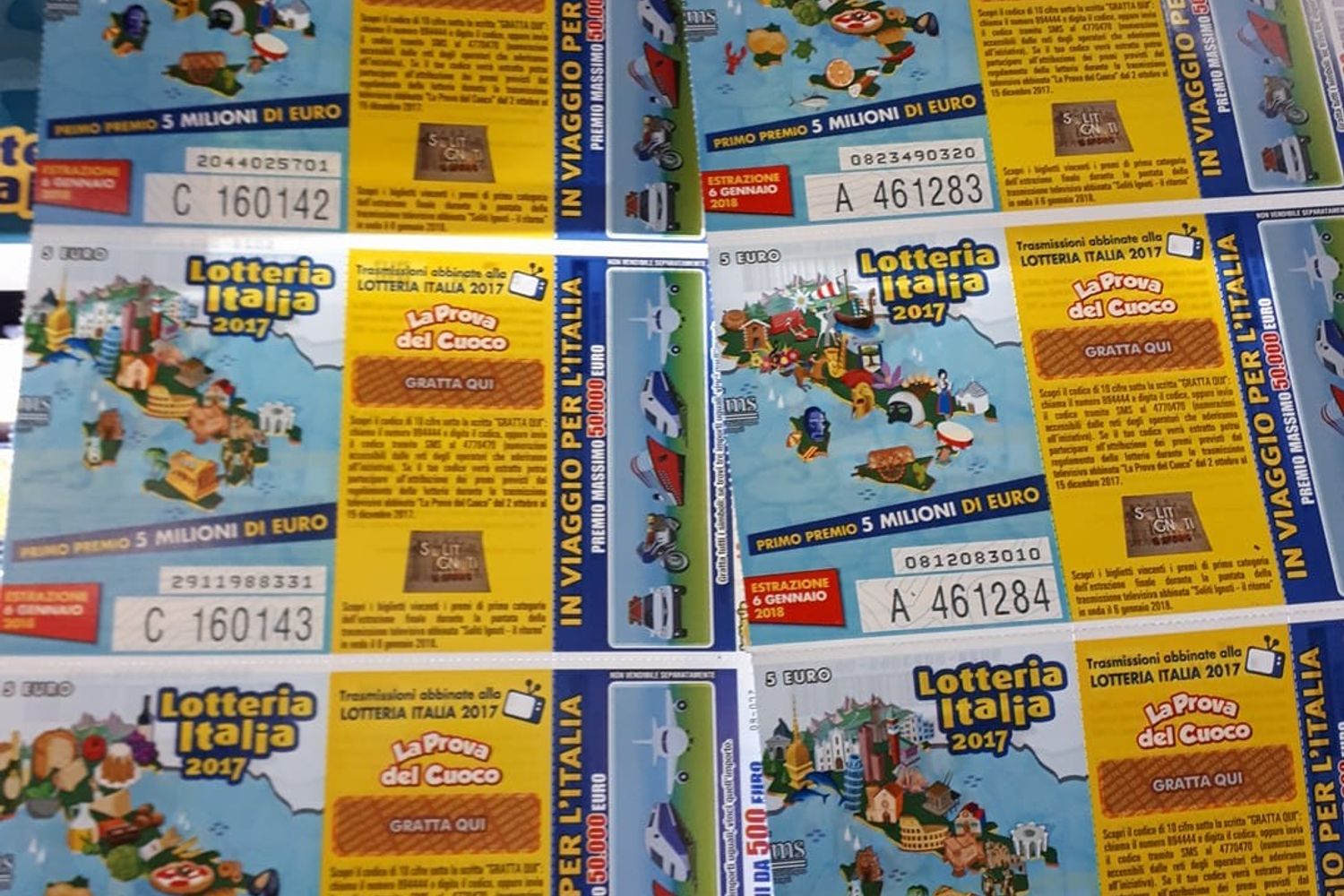 &nbsp;Biglietti Lotteria Italia