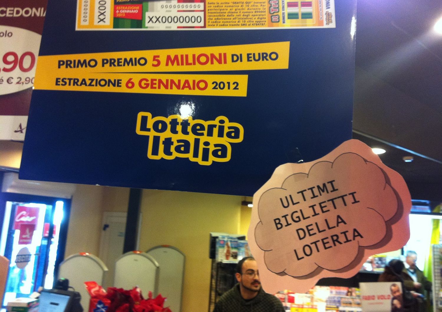 &nbsp;Tabaccherie, lotteria Italia